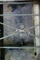 Volute en fer forgé, cintrage de fer acier, console en fer forgée, motif deco