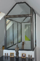 Ménuiserie métallique acier, porte d'intérieure verriere fenêtre, cloison intérieure, structure acier brut type loft sur mesure, vitrage sécurit, verrière type atelier d'artiste, chassis d'artiste